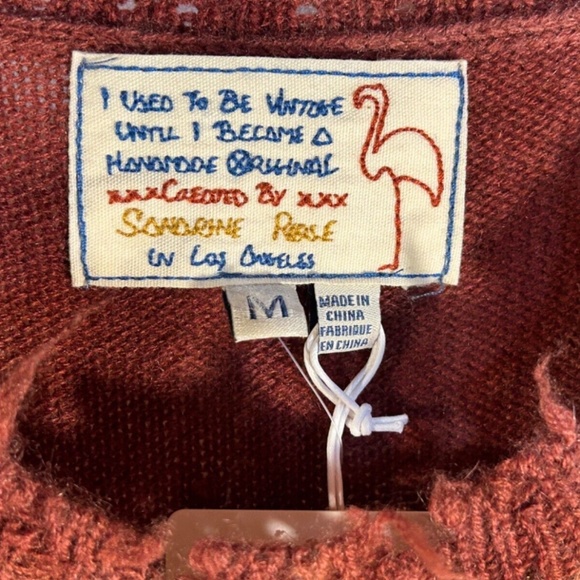 Sandrine Rose x Free People Tie Dye Paradise Circus Cashmere/Wool Sweater Size M - Picture 6 of 16